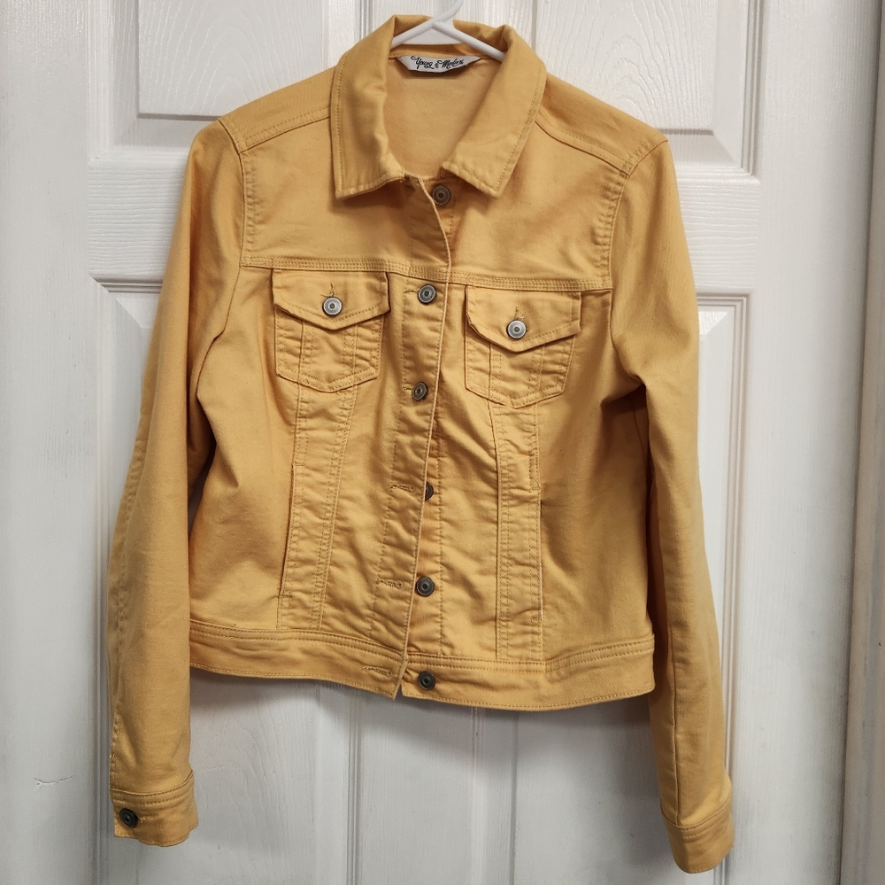 Women's Sunflower Yellow Jean Jacket